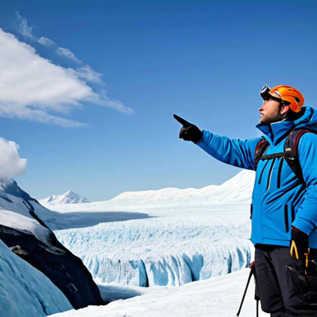 **

"An experienced mountain guide, fully clothed in professional winter gear, demonstrating how to read glacial weather patterns. He is pointing at the sky, explaining cloud formations, safe for work, appropriate content, perfect anatomy, correct proportions, natural pose, professional, educational."

**